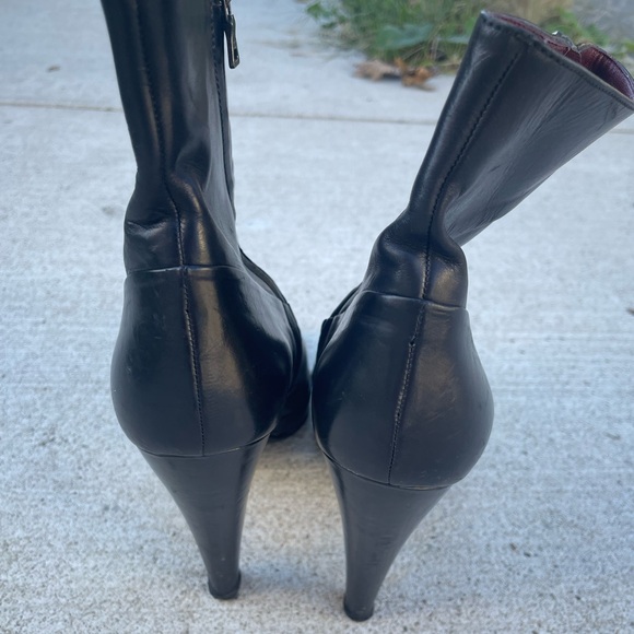 PRADA black stiletto booties - Picture 3 of 6